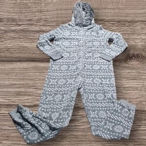 WOMEN'S SNOWFLAKES ONESIE PAJAMAS